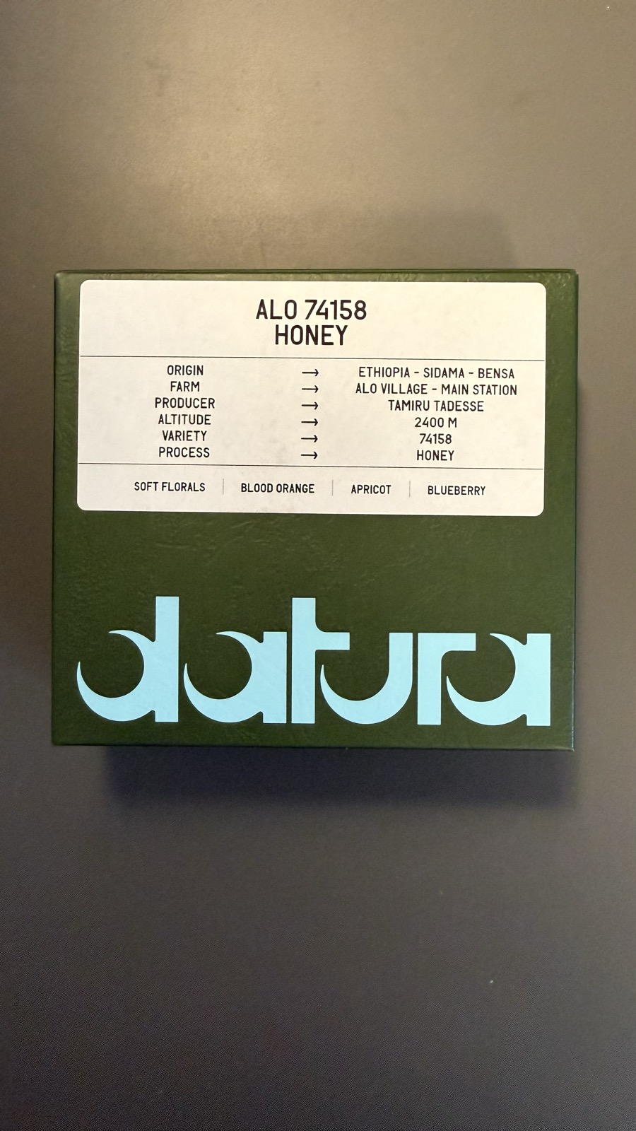 Datura — Ethiopia Sidama Bensa ALO 74158 Honey