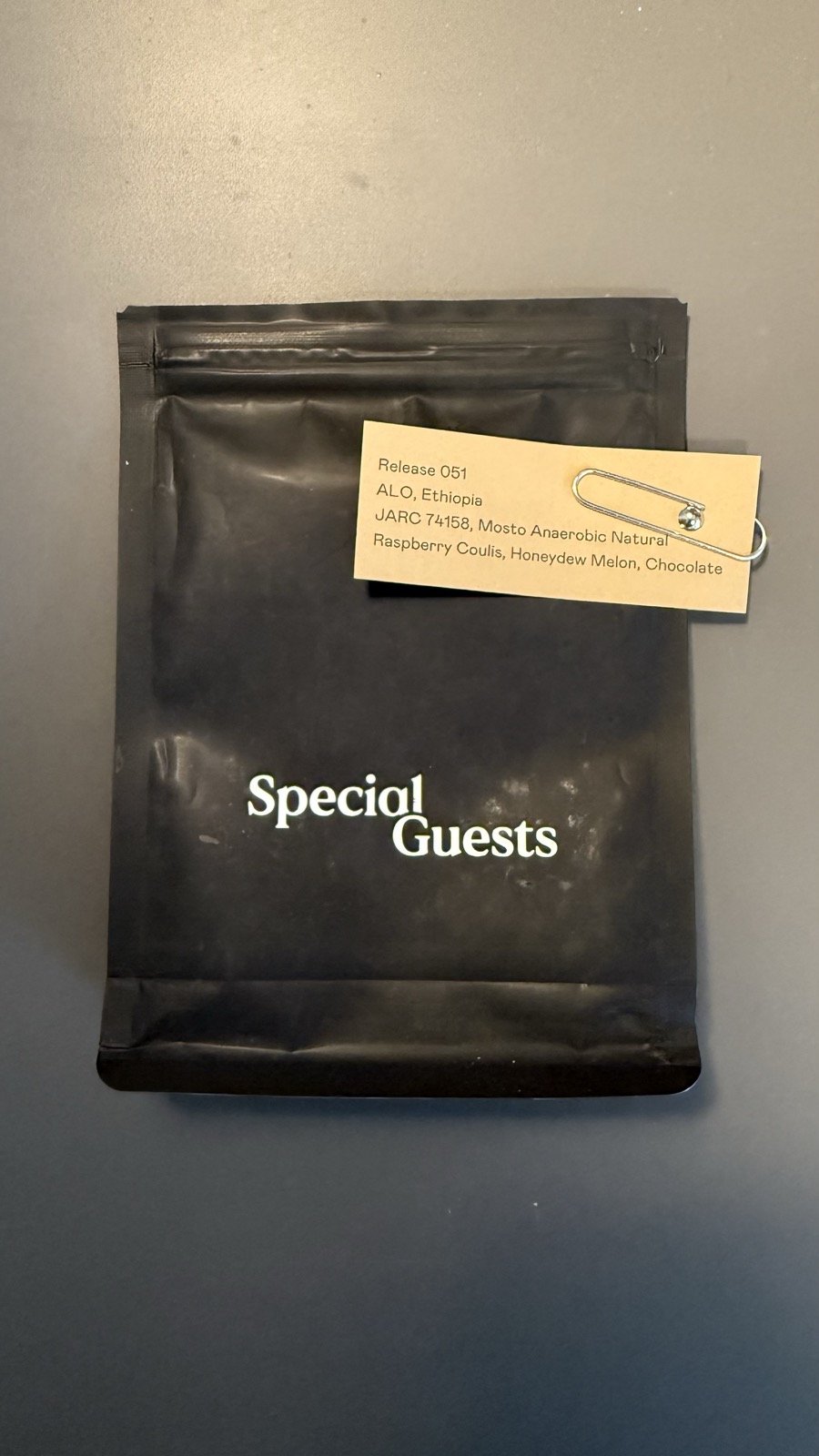 Special Guests — Ethiopia ALO JARC 74158 Mosto Anaerobic Natural (Release 051)